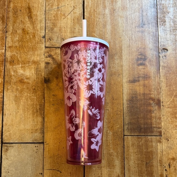 Starbucks Other - Starbucks pink Hibiscus 24 oz Venti cold tumbler Washington DC